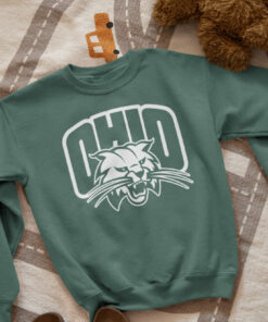 Ohio University Bobcat Logo Short Sweatshirt