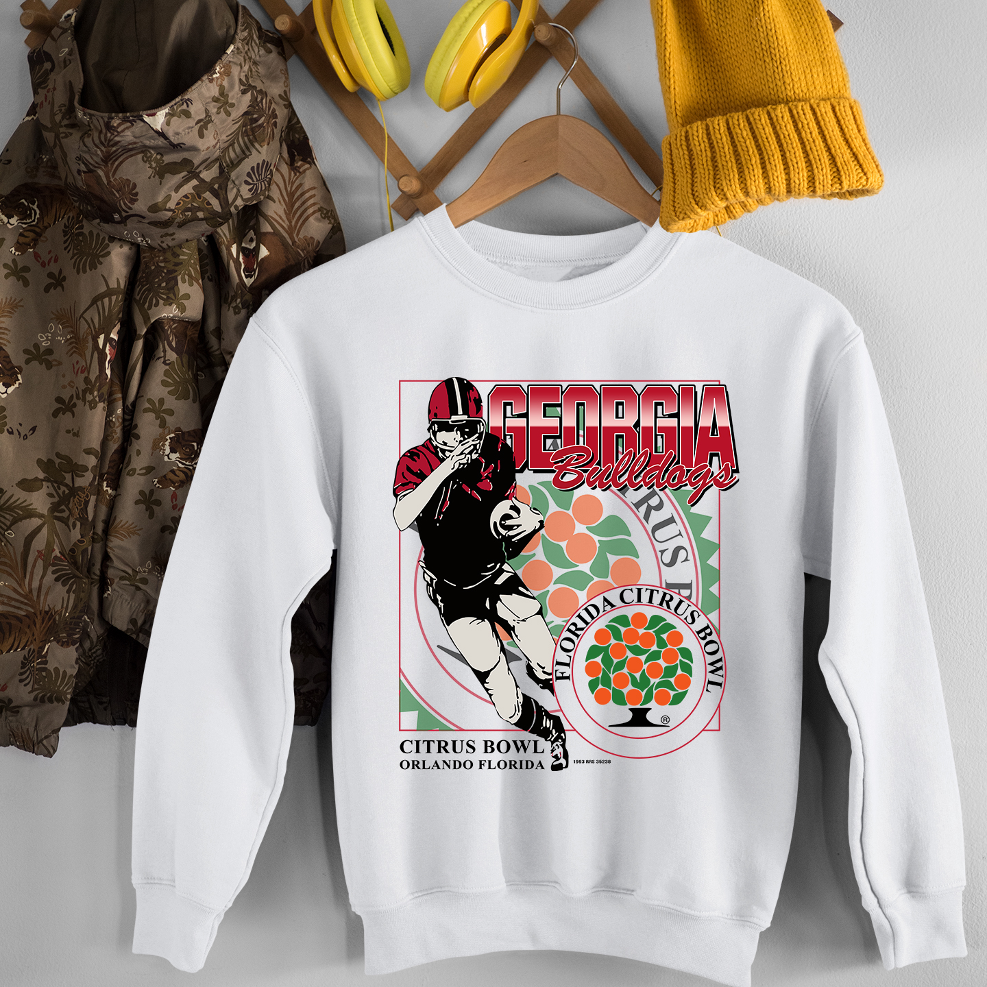 Vintage 90s Georgia Bulldogs Sweatshirt Georgia Crewneck Georgia Bulldogs Sweater Sportswear