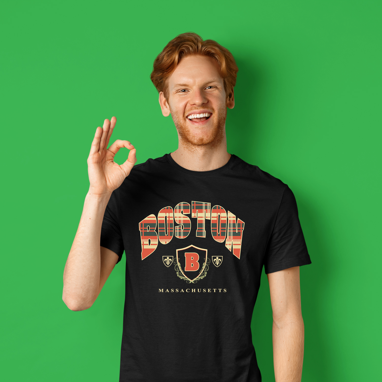 Vintage 90' Boston Massachusetts University Crewneck Sweatshirt - Image 3