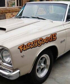 2 Pcs Personalized Hot Rod Lettering Vinyl Sticker