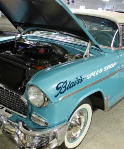 2 Pcs Personalized Hot Rod Garage Speed Shop Hood Vinyl Sticker