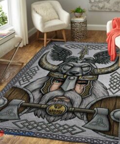 Odin Warriorsorse Mythology Viking Area Rug