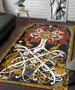 Tree Of Life Viking Symbol Viking Area Rug