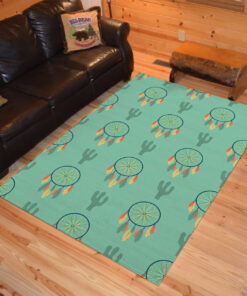 Personalized Indians Dream Catcher Native American Area Rugs