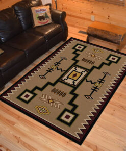 Personalized Thunderstorm Native American Styles Area Rugs