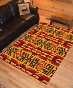 Personalized Southwest American Aztec Navajo Seamless Native American Area Rugs