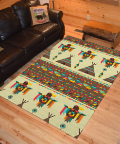 Personalized Ethnic Native Seamless Pattern Native American Area Rugs
