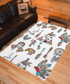 Personalized Native Traditional Culture Native American Area Rugs