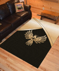 Personalized Eagle Spirit Animal Native American Area Rugs