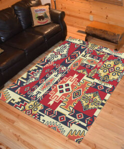 Personalized Fabric Patchwork Native American Area Rugs