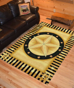 Personalized Western Texas Star Novelty Native American Area Rugs