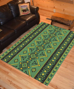 Personalized Native Aztec Geometric Seamless Area Rugs