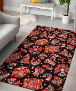 Personalized Thunder Bird Native American Pride Area Rug