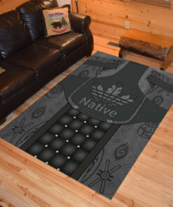 Personalized Native Feather Symbols Native American Area Rugs