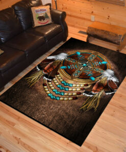 Personalized Native American Dreamcatchers Area Rugs