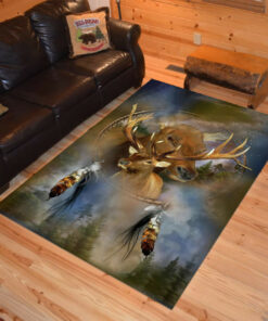 Personalized Dream Catcher Spirit Of The Elk Native American Area Rugs