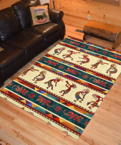 Personalized Symbol Pattern Native American Area Rugs