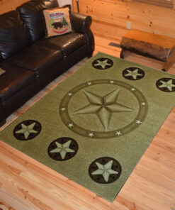 Personalized Skinz Texas Style Western Native American Area Rugs