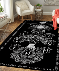 Yggdrasil - Rune Viking Symbol Viking Area Rug