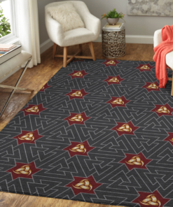 Horns Of Odin And Valknut Viking Area Rug