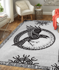 Raven And Rune Viking Area Rug