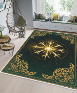 Helm Of Awe Viking Symbol Viking Area Rug