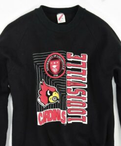 1990's Vintage Men'S Louisville Cardinals Sweatshirt University Football Fan Shirt Gifts for NCAA Fans