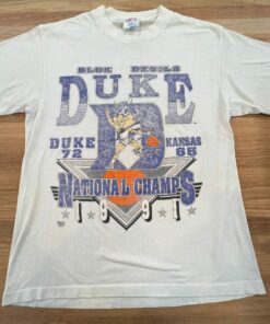 1991 Duke Blue Devils Vs Kanas National Champs T Shirt Sweatshirt