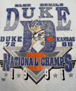 1991 Duke Blue Devils Vs Kanas National Champs T Shirt Sweatshirt