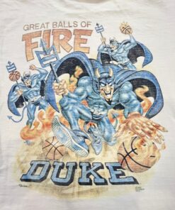 1992 Duke Blue Devils Great Balls Of Fire T-shirt
