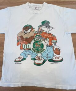 1993 Miami Hurricanes Looney Tunes T-shirt