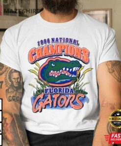 1996 National Champions NCAA Florida Gators Logo Unisex Crewneck T-Shirt
