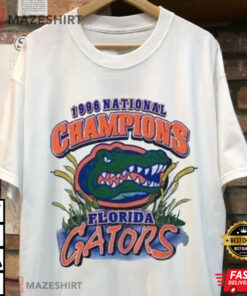 1996 National Champions NCAA Florida Gators Logo Unisex Crewneck T-Shirt