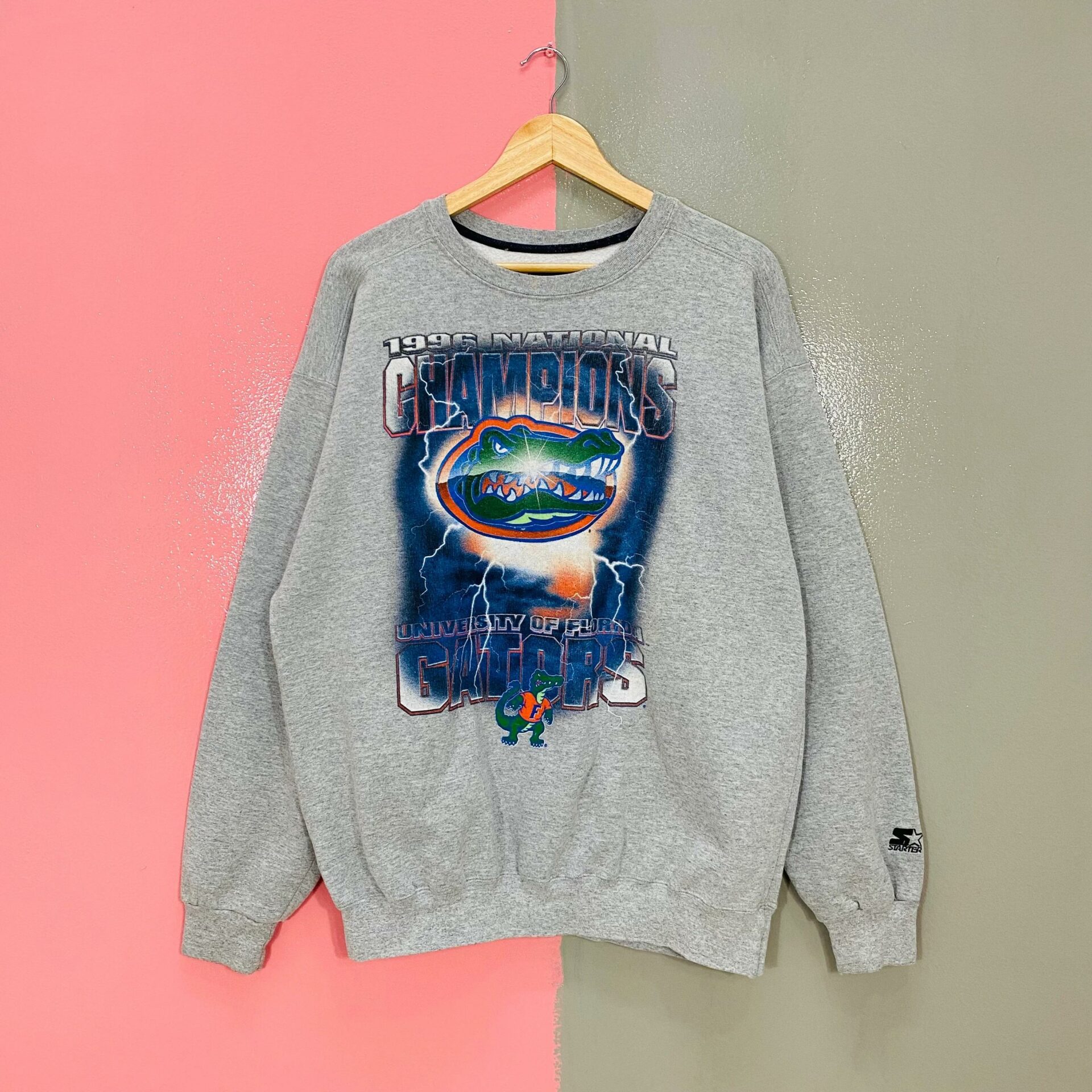 1996 Starter National Champion Florida Gators Sweatshirt Hoodie