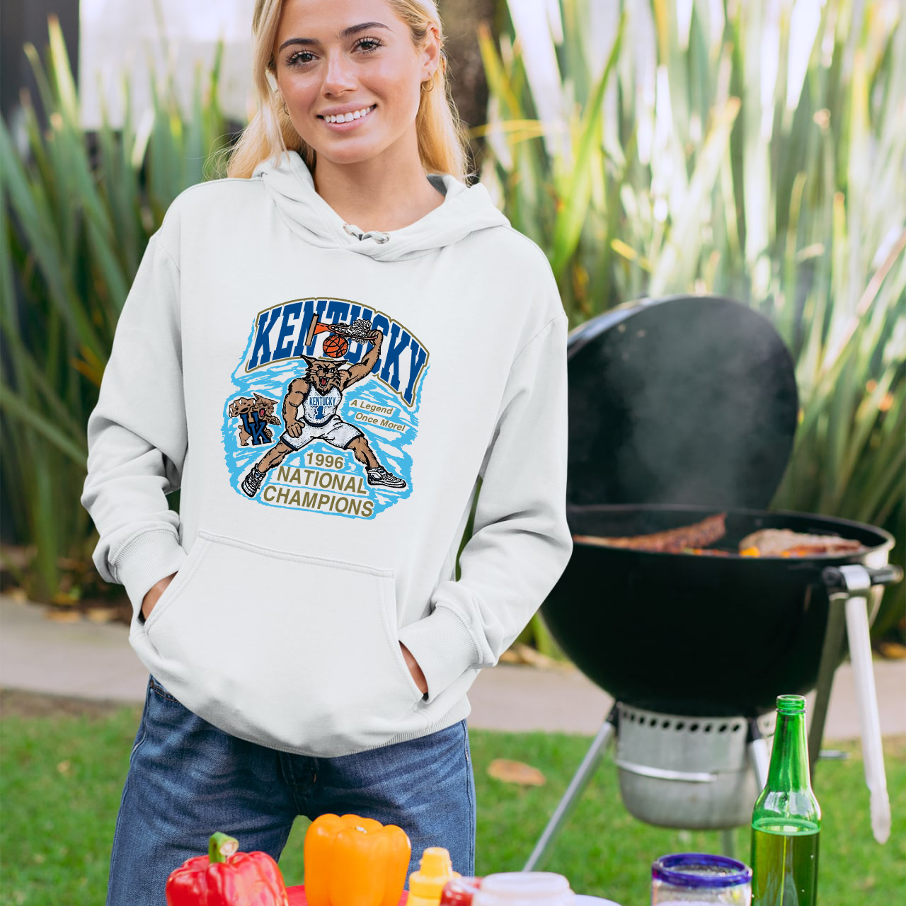 1996 University of Kentucky Shirt, University Football Fan Shirt - Bluefink