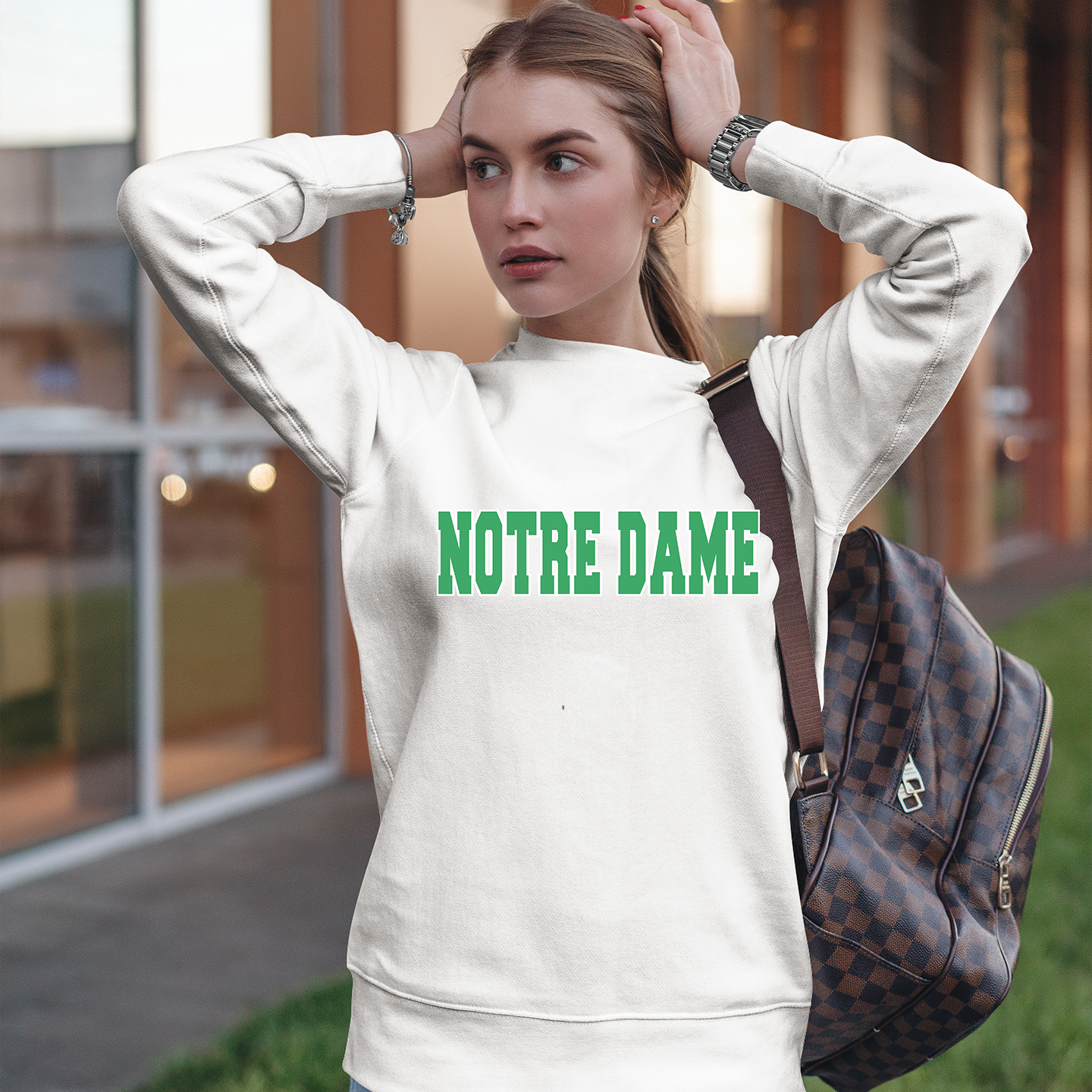 Notre Dame Sweatshirt Small Vintage Notre Dame Fighting Irish Pullover Crewneck - Image 2