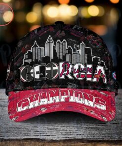 2022 Champions Uga Bulldogs Braves NCAA Georgia Bulldogs Classic Cap