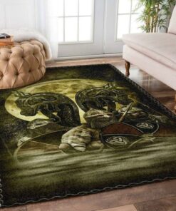 Viking Warriors Rectangle Rug Viking Area Rug