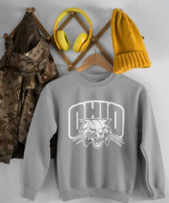 Ohio University Bobcat Logo Short Sweatshirt
