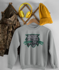 Ohio University Bobcat Short Sleeve Premium Hoodie