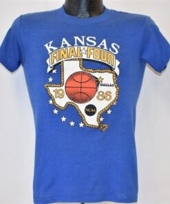 80s Kansas Jayhawks Final Four 1986 NCAA College Basketball Duke Shirt