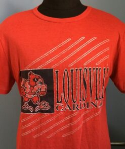 80s Vintage Louisville Cardinals University NCAA College T-Shirt Reprinted, Uofl Sweatshirt, University of Louisville Sweatshirt