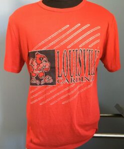 80s Vintage Louisville Cardinals University ncaa college T-Shirt