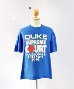 90s Duke Supreme Court Basketball National Champs 1991 Shirts