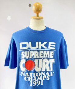 90s Duke Supreme Court Basketball National Champs 1991 Shirts