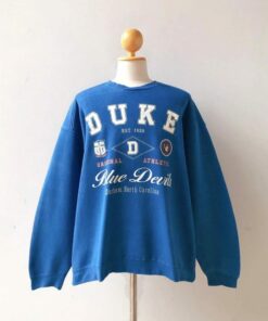 90s Duke University Blue Devil Sweatshirt Full Size, Vintage Sweatshirt, Unisex Hoodie Gifts For Fans