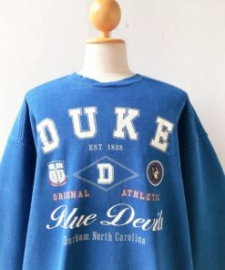 90s Duke University Blue Devil Sweatshirt Full Size, Vintage Sweatshirt, Unisex Hoodie Gifts For Fans