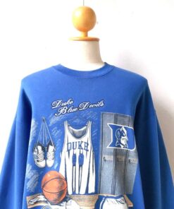 90s Duke University Blue Devil Sweatshirt Gifts For Fans