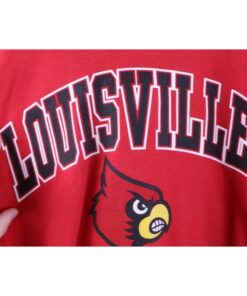 90s Mens Xl Faded University Of Louisville Spell Out Hoodie Sweatshirt, Vintage University Of Louisville Hoodie, Vintage Mens Hoodie, 1990s