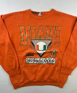 90s Miami Hurricanes Crewneck Sweatshirt